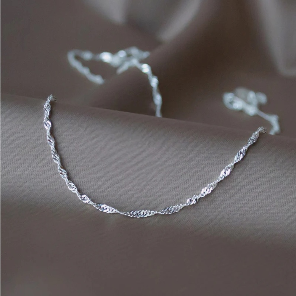 Silver Italian chain Singapore 20’’ Approx. 1.5mm New 925 sterling silver